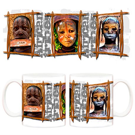 Taza Personas de tribus africanas África