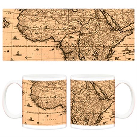 Taza África mapa