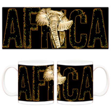 Taza África elefante