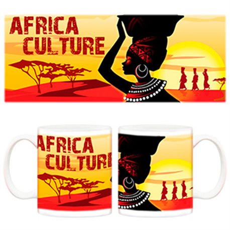 Taza Cultura africana 2 África
