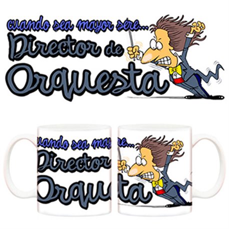 Taza Cuando sea mayor seré director de orquesta
