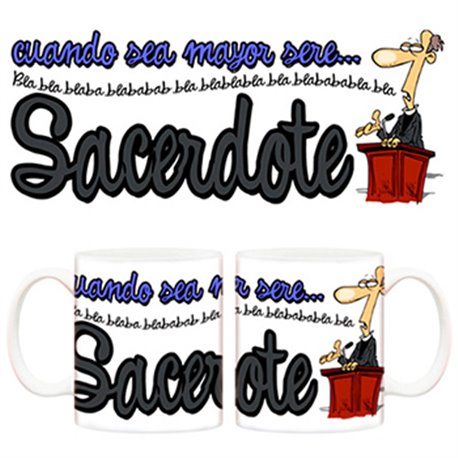 Taza Cuando sea mayor seré sacerdote