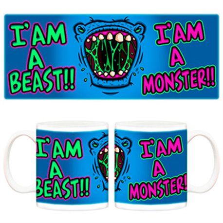 Taza Soy una bestia soy un monstuo