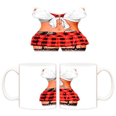 Taza traje colegiala sensual