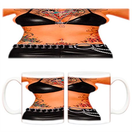 Taza traje motera sensual