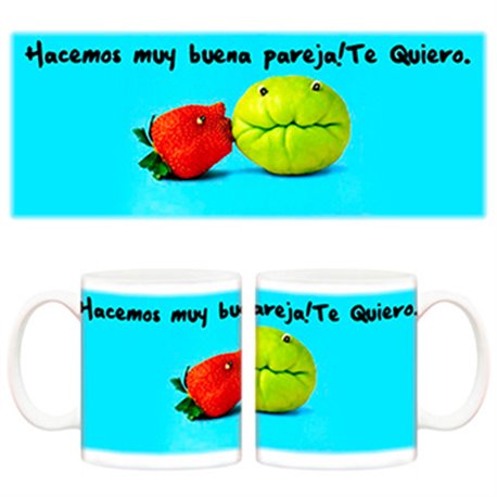 Taza Feliz San Valentín Te quiero mi amor