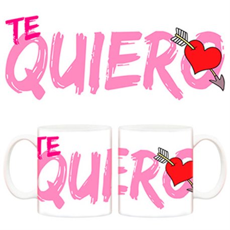 Taza Te Quiero Enamorados San Valentín