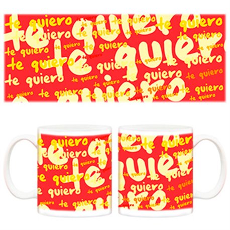 Taza Te quiero te amo regalo Valentín