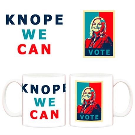 Taza Parks and Recreation Knope we can