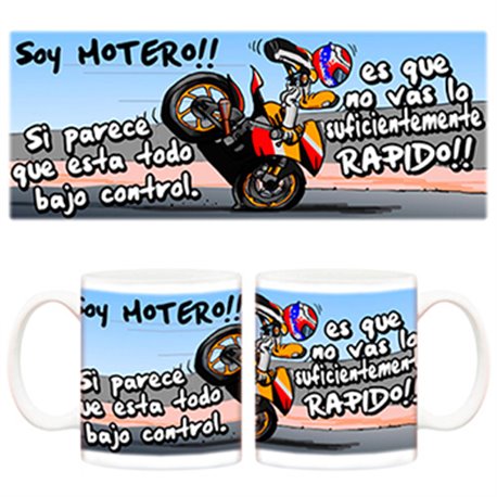 Taza de Motero velocidad