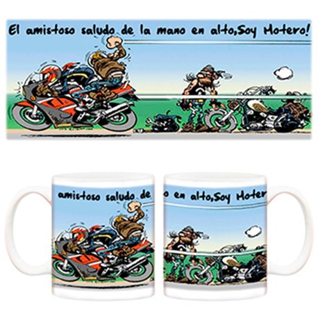 Taza de Motero amistad