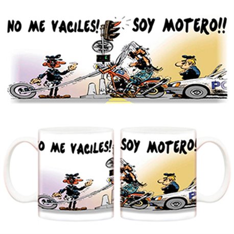 Taza de Motero no me vaciles