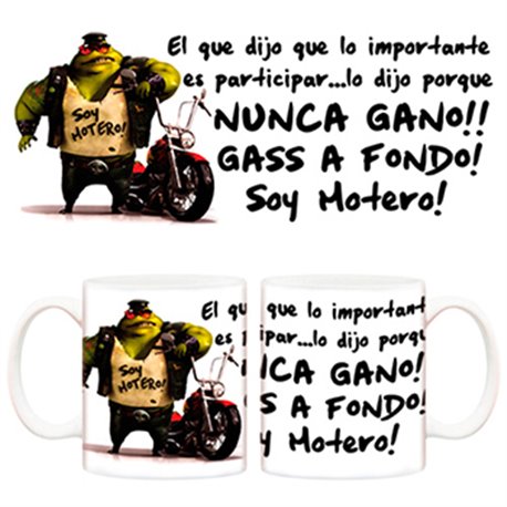 Taza de Motero nunca gano