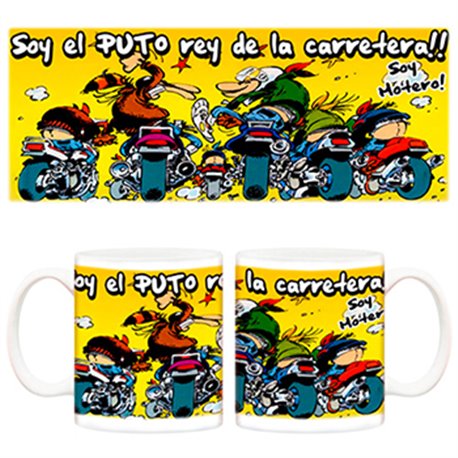 Taza de Motero rey de la carretera