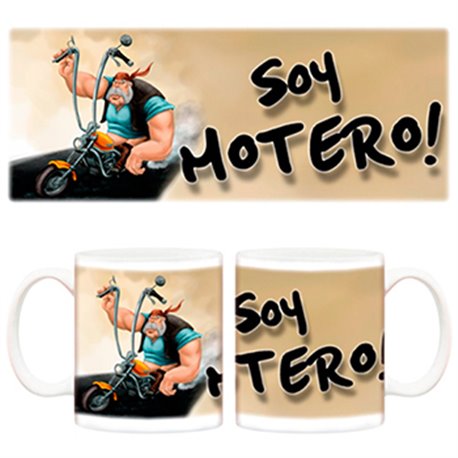 Taza de Motero dibujo