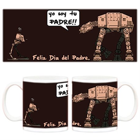 Taza Star Wars yo soy tu padre AT-AT