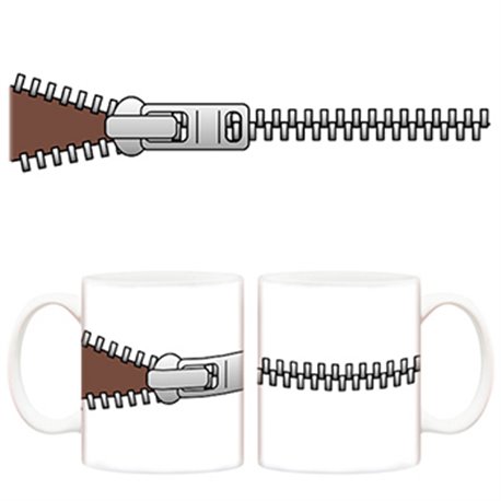 Taza Abriendo cremallera