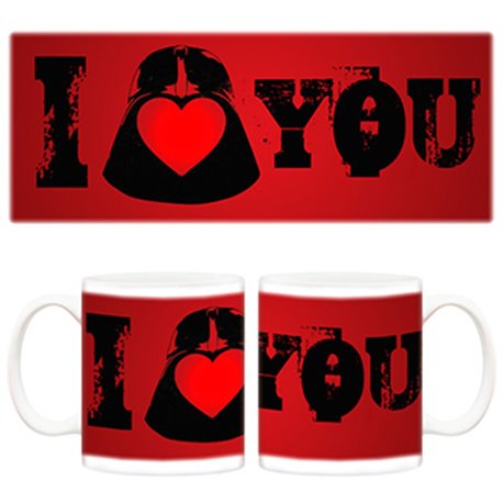 Taza de amor Star Wars, Darth Vader, I love you