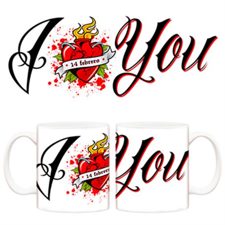 Taza de amor I love you