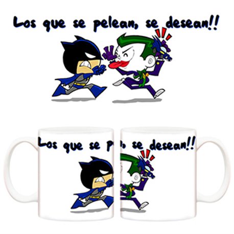 Taza Batman y Joker los que se pelean, se desean! Parejas