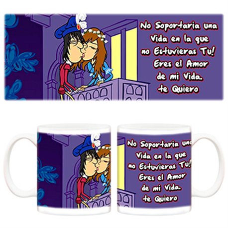 Taza para tu pareja Todo contigo Te quiero