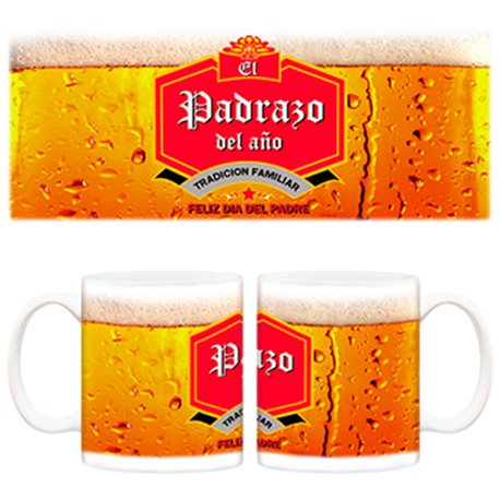 Taza Cerveza El Padraso del año Tradición familiar