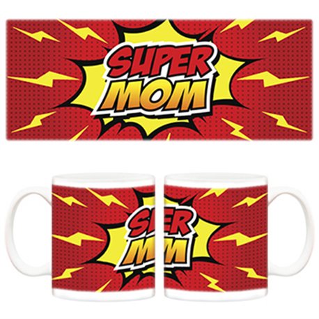 Taza Dia de la madre Super mamá