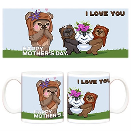 Taza Día de la madre Star Wars Ewoks