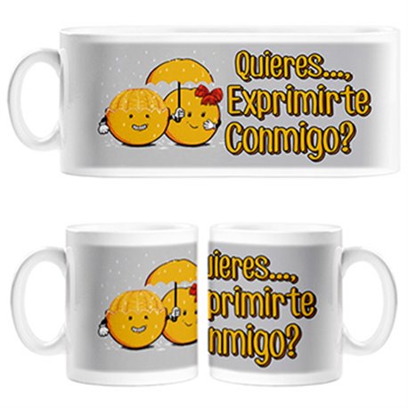 Taza amor naranjas quieres exprimirte conmigo