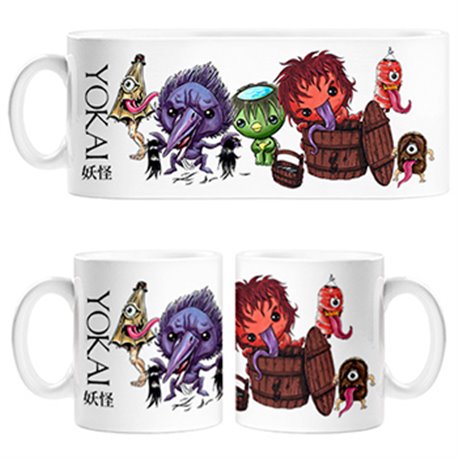 Taza Kawaii Yokai monstruos