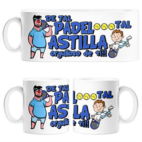 Taza padre y niña de tal padel tal astilla orgulloso de ti