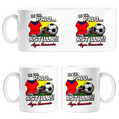 Tazas De tal palo tal astilla Numancia fútbol