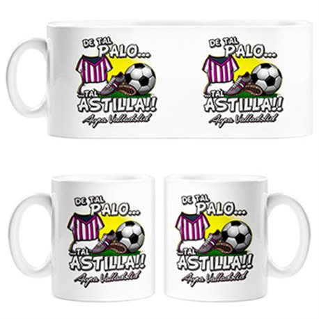 Tazas De tal palo tal astilla Valladolid fútbol