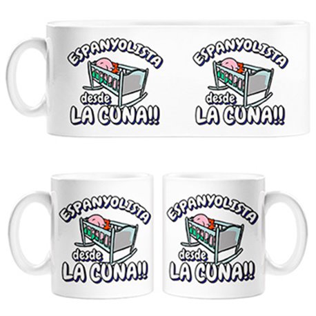 Tazas Espanyolista Perico desde la cuna Espanyol fútbol