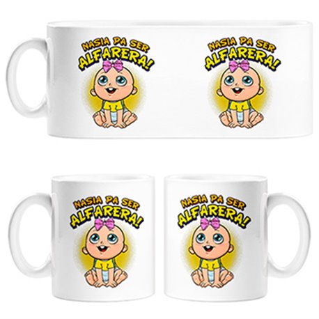 Tazas nacida para ser Alfarera Alcorcón fútbol