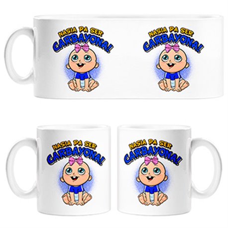 Tazas nacida para ser Carbayona fútbol