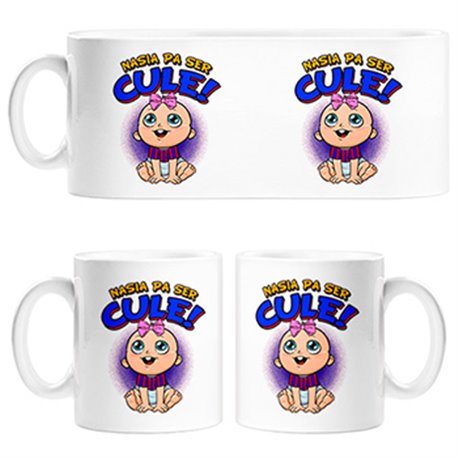 Tazas nacida para ser Culé Barcelona fútbol