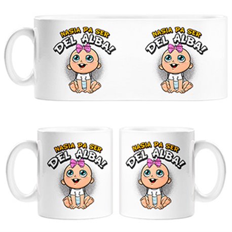 Tazas nacida para ser del Alba Albacete fútbol