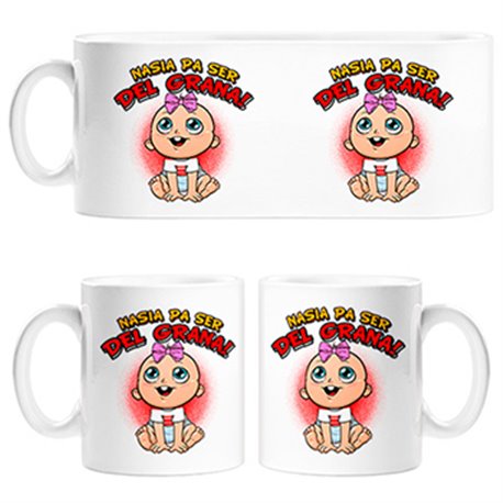 Tazas nacida para ser del Graná Granada fútbol