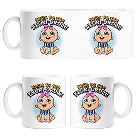 Tazas nacida para ser Txuri Urdin Real Sociedad fútbol