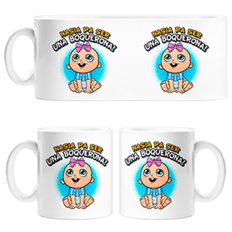 Tazas nacida para ser una Boquerona Málaga fútbol
