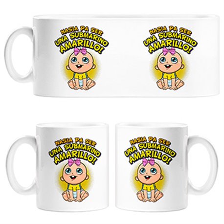 Tazas nacida para ser una Submarino Amarillo Villarreal fútbol