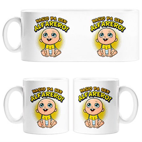 Tazas nacido para ser Alfarero Alcorcón fútbol