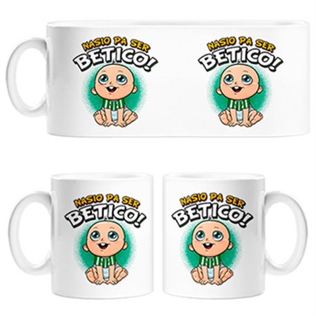 Tazas nacido para ser bético Betis fútbol