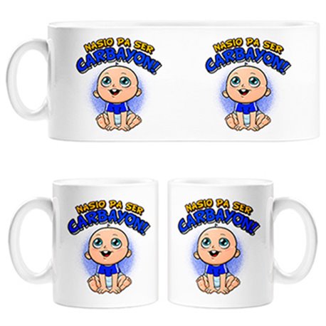 Tazas nacido para ser Carbayon Oviedo