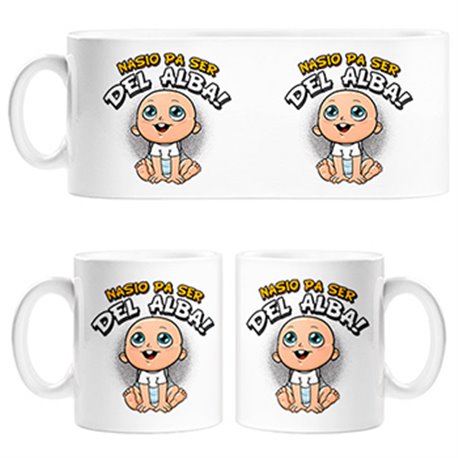 Tazas nacido para ser del Alba Albacete fútbol