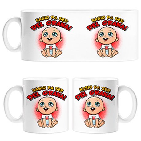 Tazas nacido para ser del Graná Granada fútbol