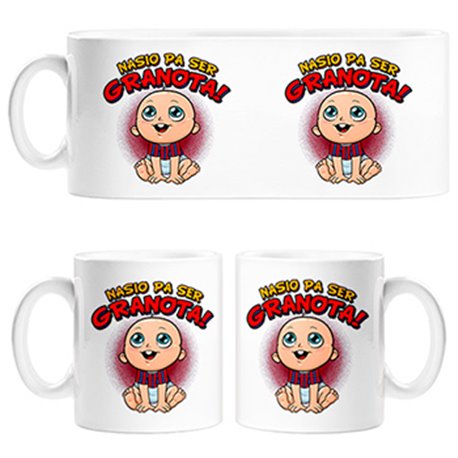 Tazas nacido para ser Granota Levante fútbol