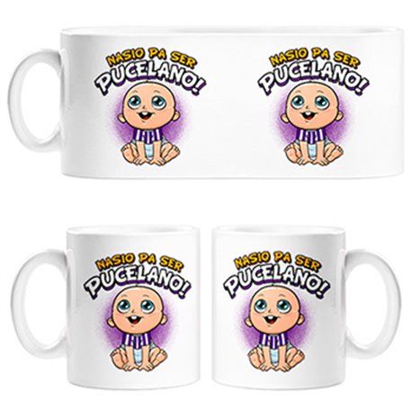 Tazas nacido para ser Pucelano Valladolid fútbol