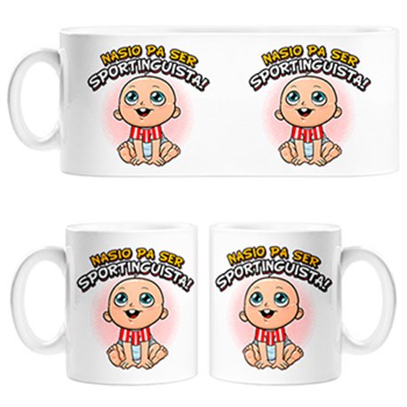 Tazas nacido para ser Sportinguista Sporting fútbol